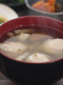 海老団子と白菜と葛切りの食べるスープ