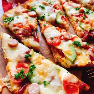 ロマネスコのピザ