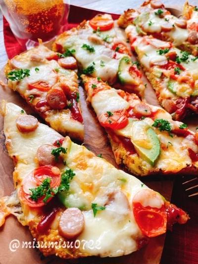 ロマネスコのピザ