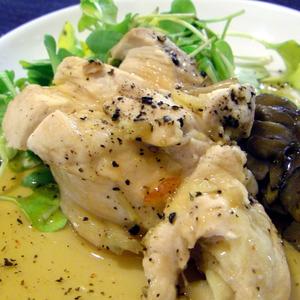 鶏のソテー・バジルマーマレードソース