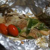 鮭とキノコと夏野菜のホイル焼き