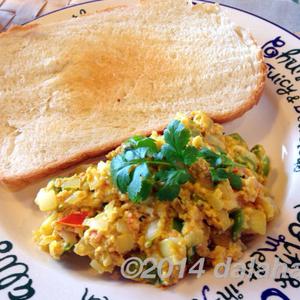 インド風スクランブルエッグ Egg Bhurji