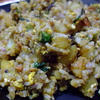 大量野菜と雑穀米のスパイス焼き飯