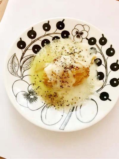 焼き芋のペッパーモッツァレラチーズ