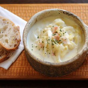 白菜豆乳スープ