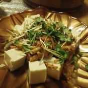 豆腐のキムチマヨサラダ