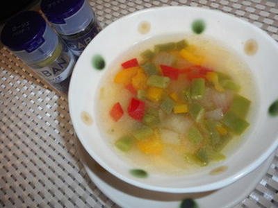 コロコロ野菜の体に優しいスープ