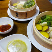 生姜中華ソースで蒸し野菜