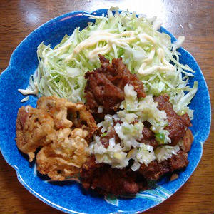 中華風豚から揚げ&レンコンのカレー揚げ