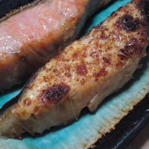 甘塩鮭のマヨ山椒焼き