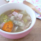 クミン香る根菜スープ