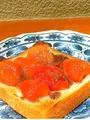 苺バターペッパートースト