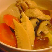 和野菜と鶏手羽元スープ