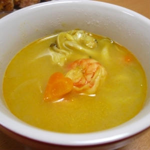 ☆ターメリックの魚介スープ☆