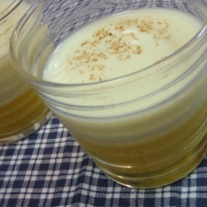 シナモンパラパラ、カボチャ風味のミルク