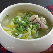 鶏と白菜の中華スープ