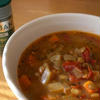 レンズ豆とドライトマトのスープ