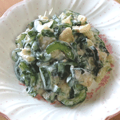 荏胡麻(エゴマ)とクミン、コリアンダー風味のサラダ