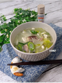 サバ缶と白菜の中華スープ