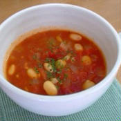 簡単トマトのベジタブルスープ