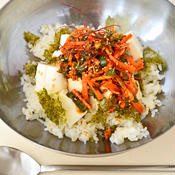 えごまと豆腐の韓国風丼