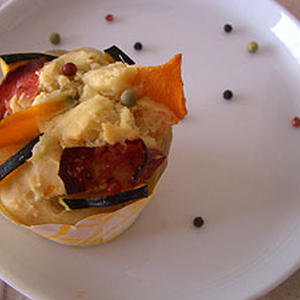 GABANペパー風味の野菜チーズマフィン