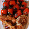 Pollo e Pomodoro　「焼き鶏と焼きトマト」