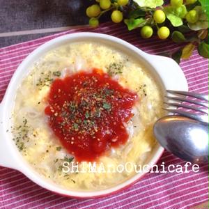 トマトと卵のイタリアン煮麺