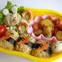シュウマイうさぎのお弁当