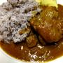 ■十六穀米のインド風チキンカレーマッシュポテト添え。／☆4.5