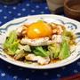春キャベツと鶏胸肉のユッケ風