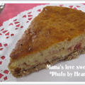苺ジャムと苺のベイクドチーズケーキ by Reiさん