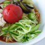 赤い冷麺