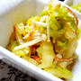 １行レシピ♪白菜・えのき・カニカマのピリ辛生姜醤油和え