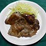 豚ロース肉のウスターソース焼き