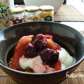 おうちでカフェ飯　Muesli & Stewed Fruits by 嫁カフェさん