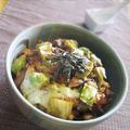 アボカドキムチの玉子とじ丼（コンテスト入賞作品） by モンステラさん