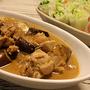 ココナッツミルク入り　鶏と茄子のカレー