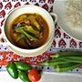 茄子とオクラの本格インドカレー