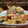 チリフレークをぴりりと効かせて！Fresh Tortellini & Vegetable Bake　 by Jackieさん