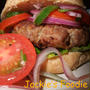 サルサ＆グリルしたパテがアウトドアにぴったり！　Mexican Hamburger