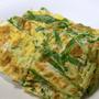 水菜のシャキシャキ玉子焼き