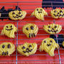 かぼちゃの絞り出しクッキー・ハロウィンパージョン