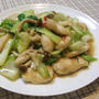 おうちパーティーでお勧め★青梗菜といも鶏の中華炒め♪