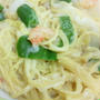 和風白胡麻クリームパスタ