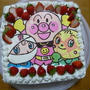 大きなイチゴのケーキ