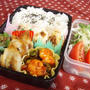 野菜中心だけどお腹いっぱい旦那さん弁当♪