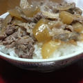 朝ご飯はしっかり！プチ牛丼・舞茸入り by はらぺこ準Junさん