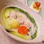 ザーサイ肉団子と青梗菜の中華クリームシチュー