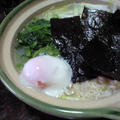 土鍋でラーメン♪